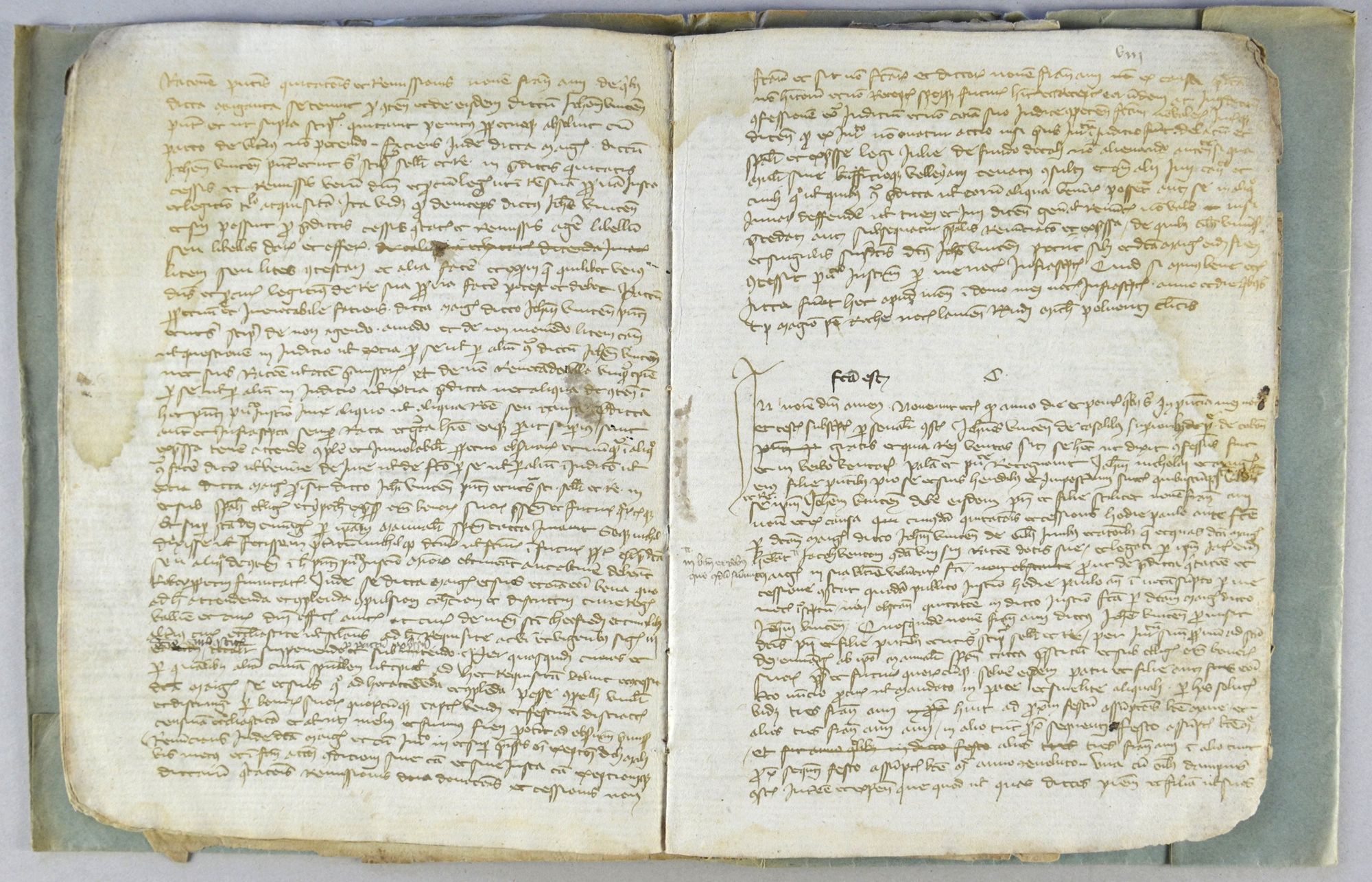 Fin XIVe siècle, notaire Des Arcis, Le Monastier, (3 E 150/1)