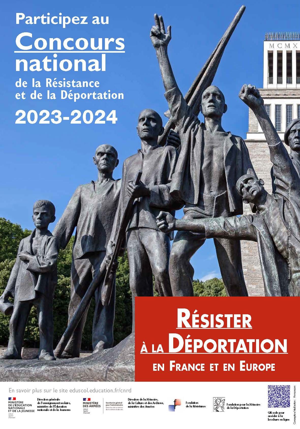 Concours national de la Résistance et de la Déportation, édition 2023-2024
