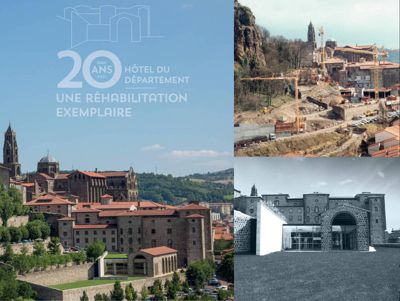 Archives départementales de la Haute-Loire. Exposition "20 ans de l'Hôtel du Département" (photographies Philippe Machabert, Michel Derail).