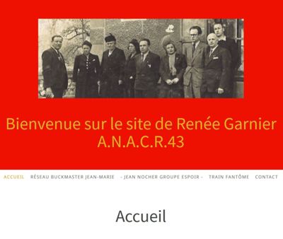Archives départementales de la Haute-Loire. Site de Renée Garnier, A.N.A.C.R.43.