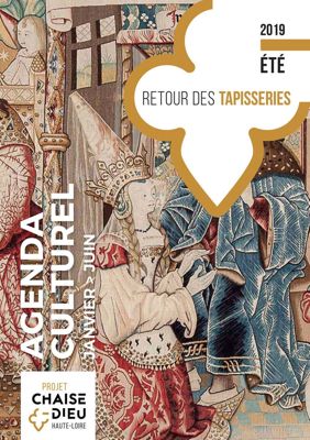 Archives départementales de la Haute-Loire. Retour des tentures de l'abbaye de La Chaise-Dieu.