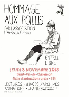 Archives départementales de la Haute-Loire. Exposition "Hommage aux Poilus" à Saint-Pal-de-Chalencon.