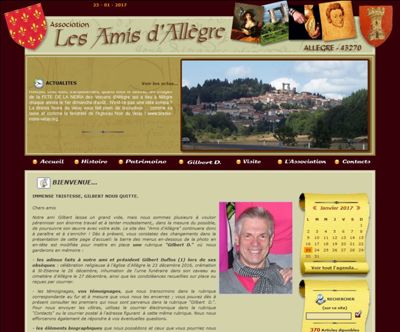 Archives départementales de la Haute-Loire. Site "Les Amis d'Allègre", Gilbert Duflos (crédit photographique : Les Amis d'Allègre)
