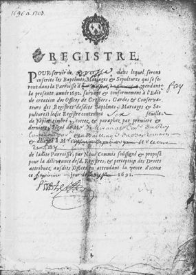 Archives départementales de la Haute-Loire. Registre paroissiaux de Fay-sur-Lignon (324 J).