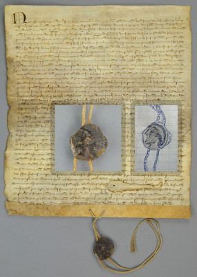 Archives départementales de la Haute-Loire. Acquisition d'un parchemin du Chapitre Saint-Julien de Brioude (5 G).