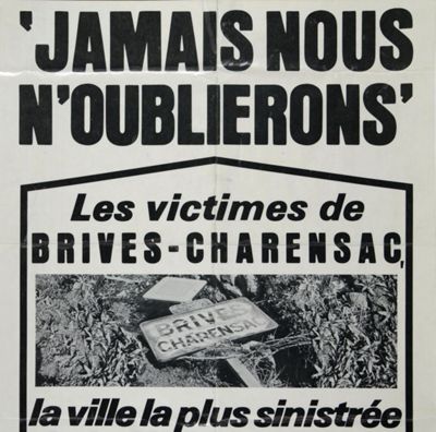 Archives départementales de la Haute-Loire. Crue de septembre 1980 en Haute-Loire, dossier de presse.