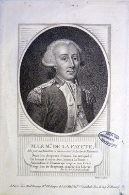 Archives départementales de la Haute-Loire. 6 Fi Motier de Lafayette 2. 