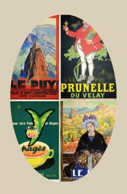 Archives départementales de la Haute-Loire. Affiches publicitaires (11 Fi) exposées en 2012.
