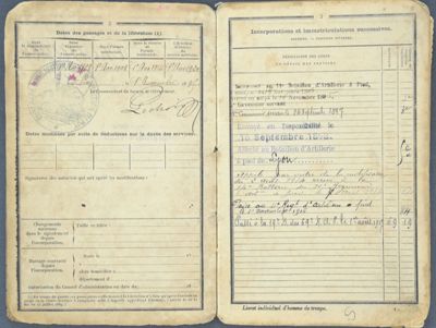 Archives départementales de la Haute-Loire. Quiz Grande guerre, année 1918, question du mois de janvier 2018 (fonds Eugène Bongiraud, 3 NUM 233).