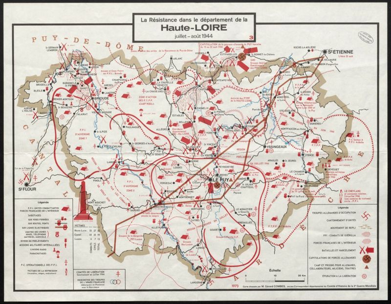 Cartes et plans relatifs à la deuxième guerre mondiale