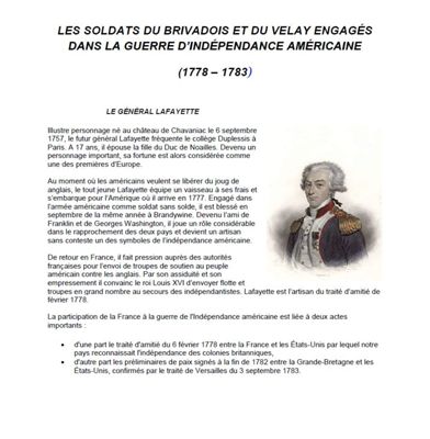 Archives départementales de la Haute-Loire. Travaux de Raymond Caremier, "Guerres et conflits" (3 Num 230/1)